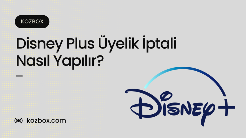 Disney Plus Üyelik İptalı Nasıl Yapılır?